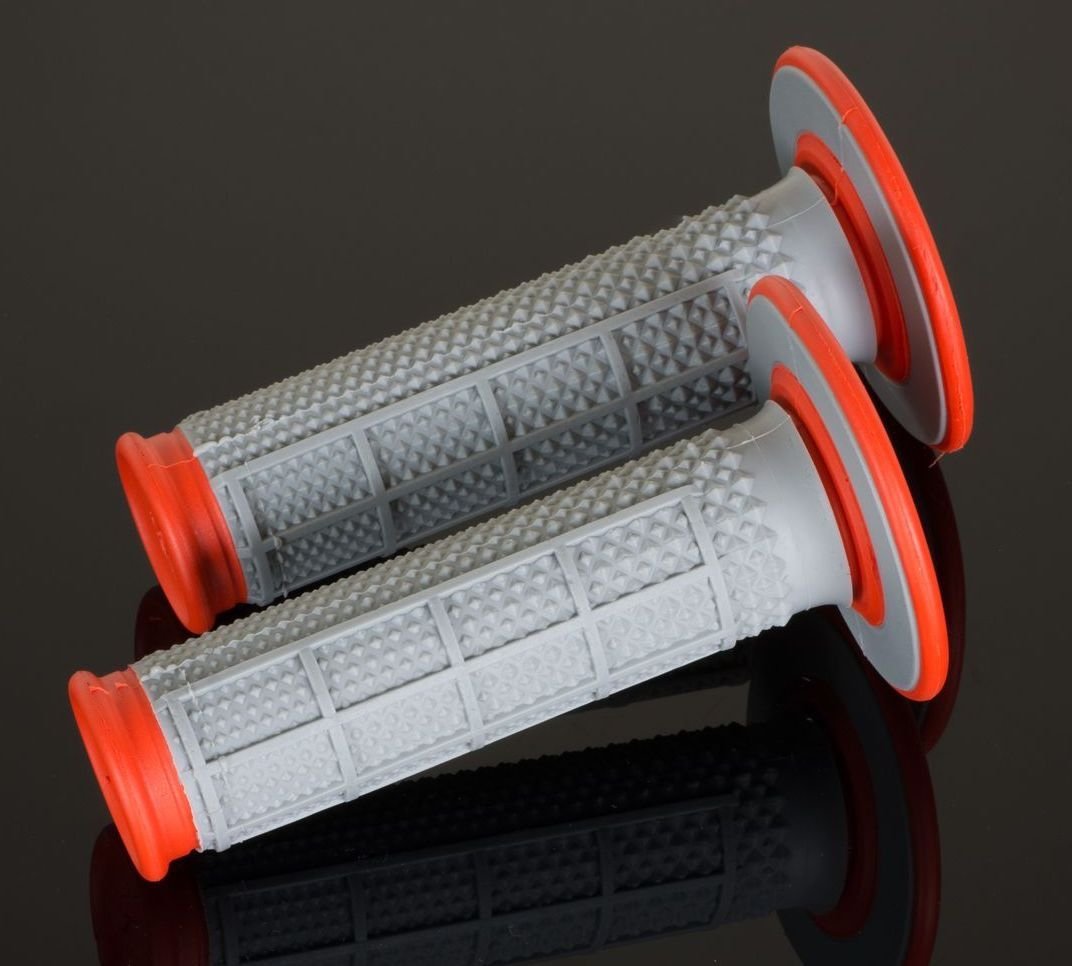 Гріпси Renthal MX Tapered Grips - Dual Compound [Orange], Soft