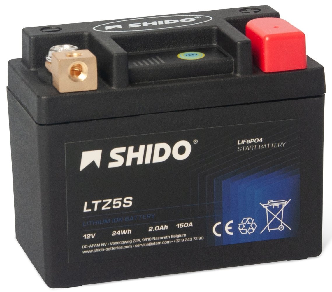 Акумулятор SHIDO Lithium Ion Battery [2 Ah], CCA 150 (A)