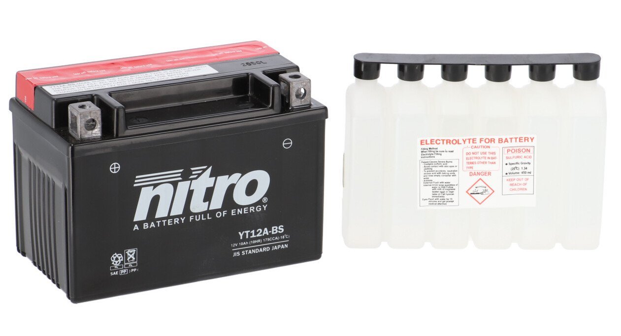 Акумулятор NITRO AGM Open Battery [10 Ah], CCA 175 (A)