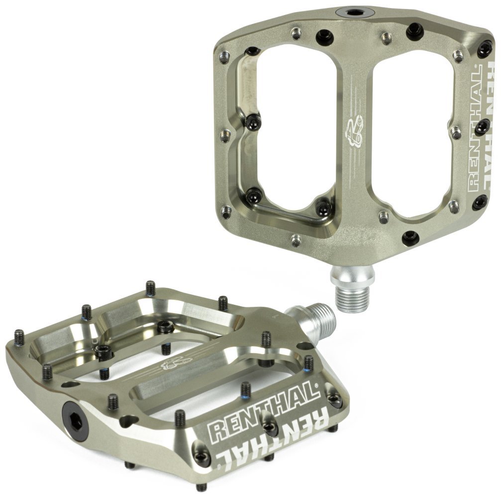 Педалі Renthal REVO-F Flat Pedal [AluGold], 100x104mm