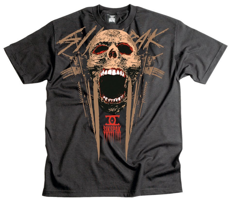 Футболка SIKSPAK Short Sleeve Tee - RANDOM VIOLENCE [Black]