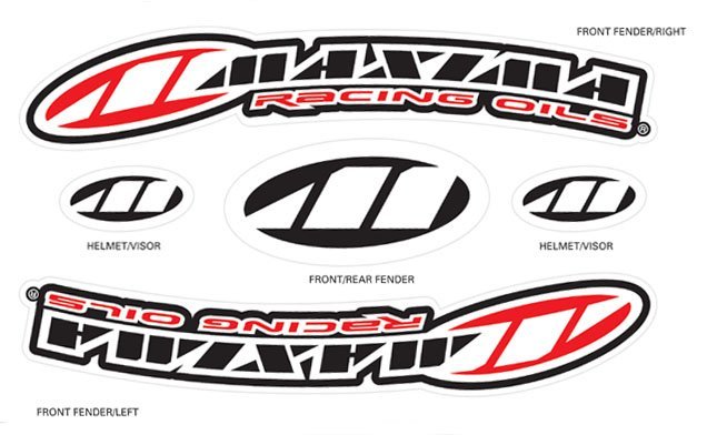 Наліпка Maxima Factory MX Fender Decal [Red]