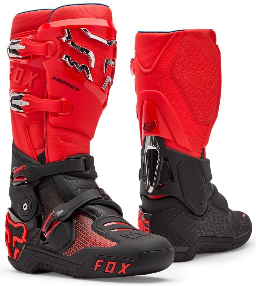 Мотоботи FOX INSTINCT Boot [Flo Red]