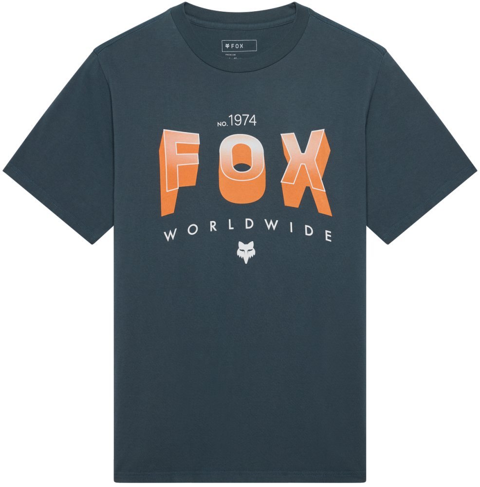 Футболка FOX Short Sleeve Tee - BLOCK [Deep Cobalt]