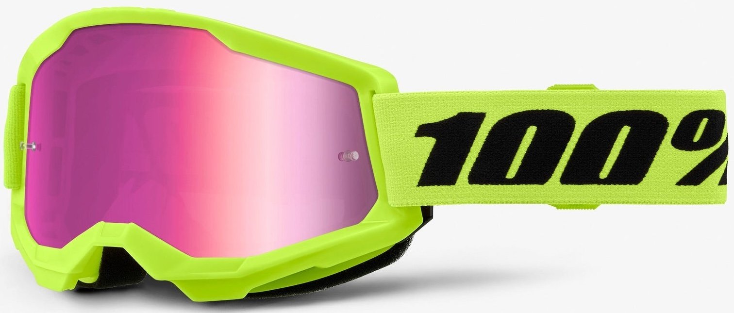 Окуляри 100% STRATA 2 Goggle [Neon Yellow]