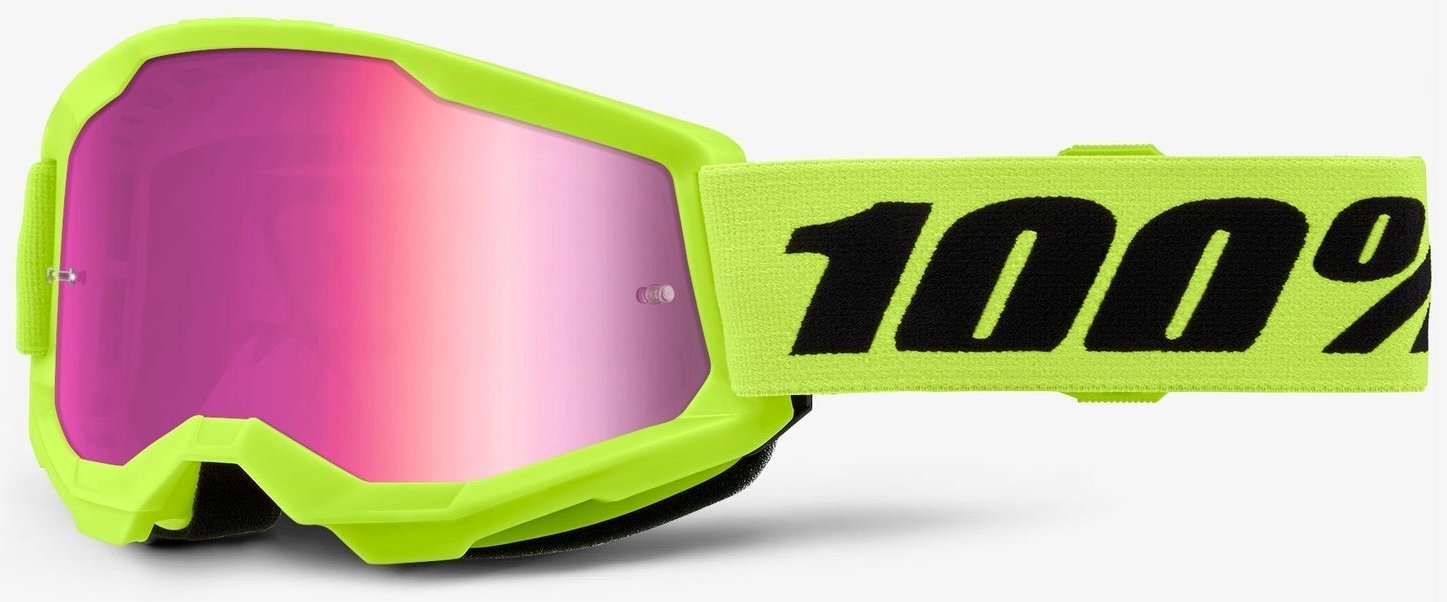 Дитячі окуляри 100% STRATA 2 Youth Goggle [Neon Yellow]