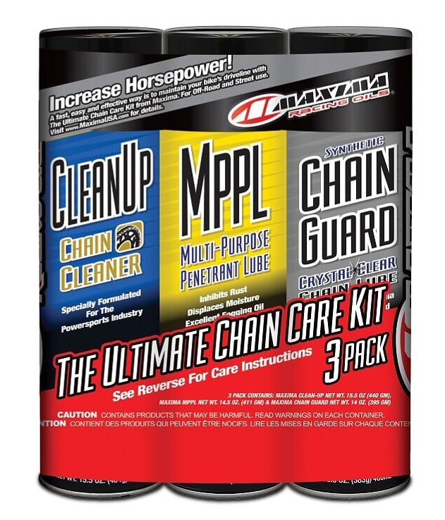 Комплект Maxima Syntetic Ultimate Chain Care Combo Kit [3-Pack]